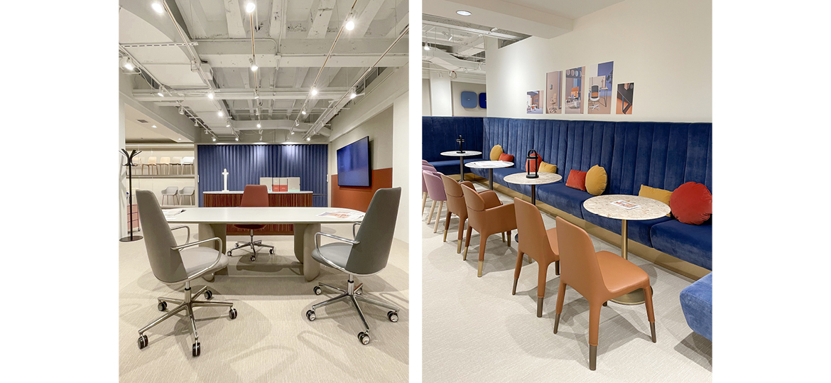 Las colecciones Pedrali en escena en NeoCon 2023
